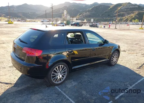 2008 Audi A3 2.0T z USA, uszkodzony, nr VIN WAUNF78P68A018794